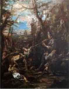 Alessandro Magnasco Fortune teller oil painting picture